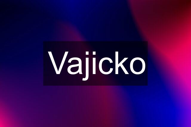 Vajicko