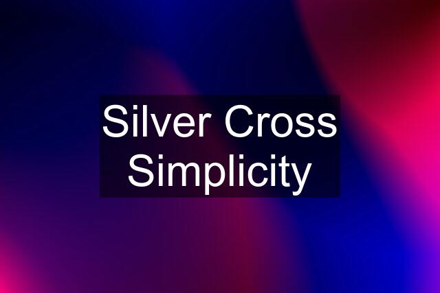 Silver Cross Simplicity