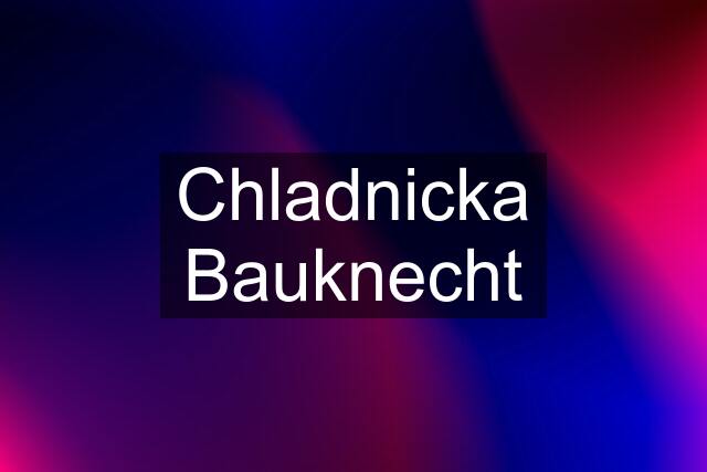 Chladnicka Bauknecht