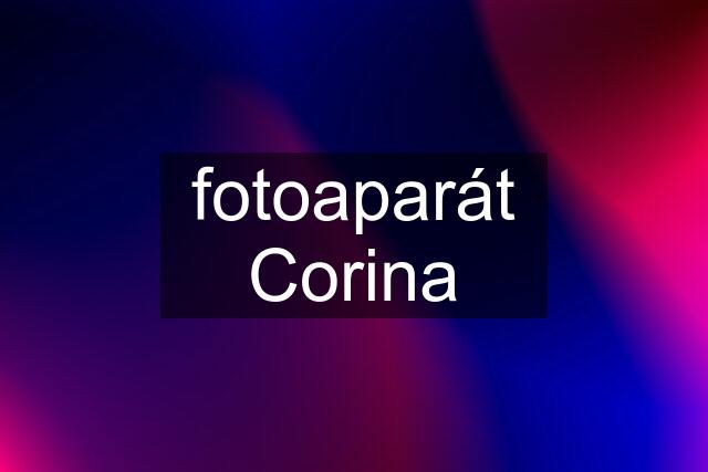 fotoaparát Corina