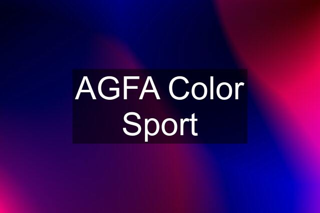 AGFA Color Sport