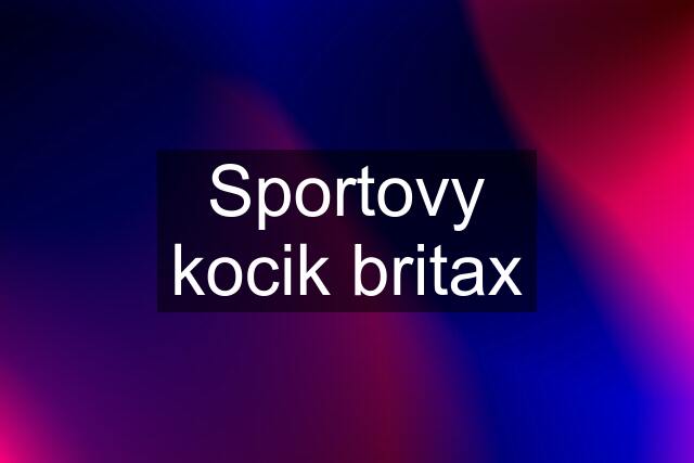 Sportovy kocik britax