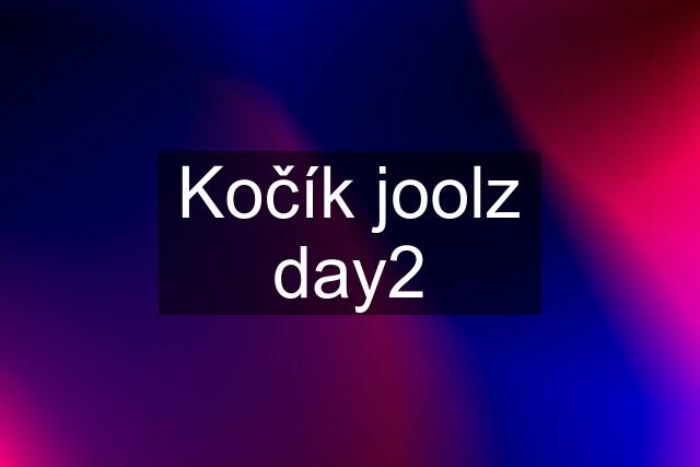 Kočík joolz day2