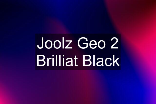 Joolz Geo 2 Brilliat Black