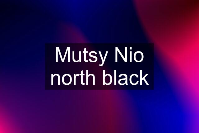 Mutsy Nio north black