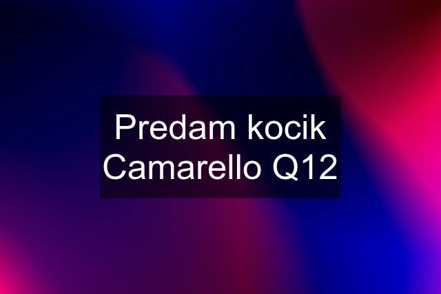 Predam kocik Camarello Q12