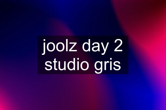 joolz day 2 studio gris