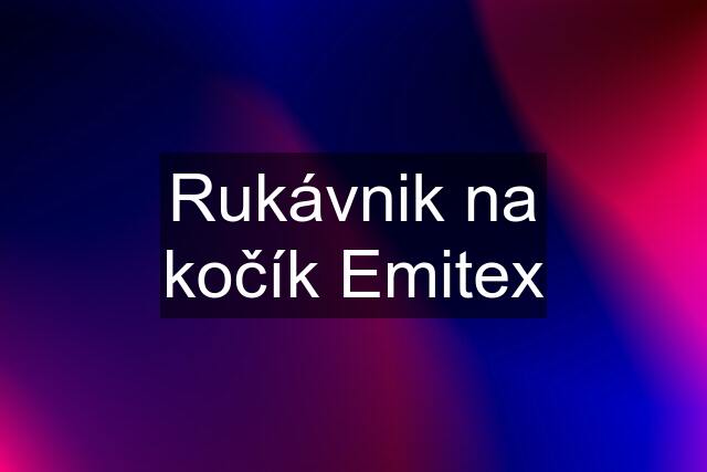 Rukávnik na kočík Emitex