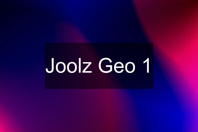 Joolz Geo 1