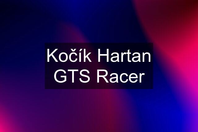 Kočík Hartan GTS Racer