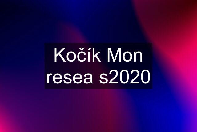 Kočík Mon resea s2020