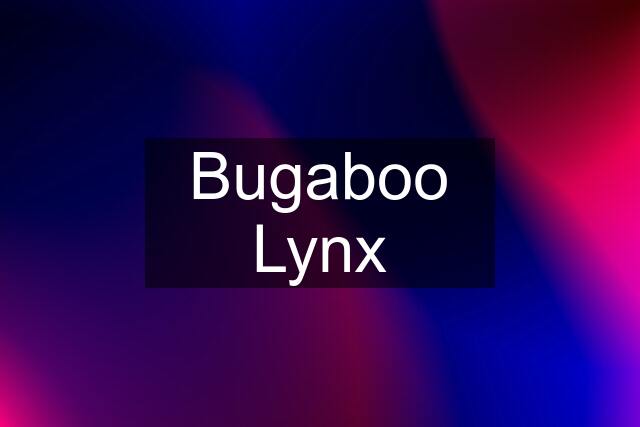 Bugaboo Lynx