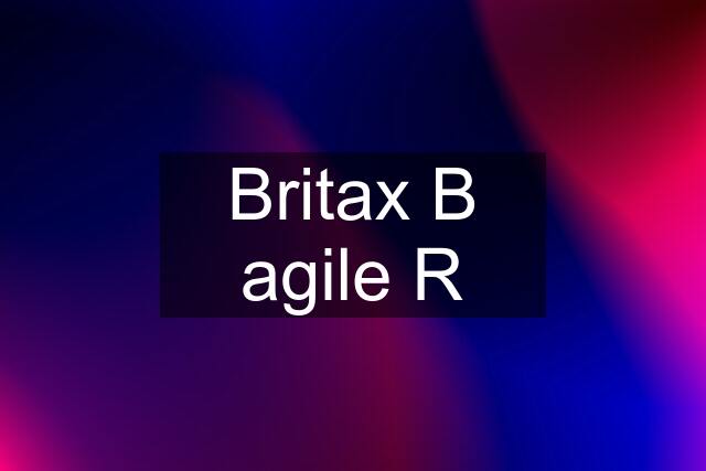 Britax B agile R