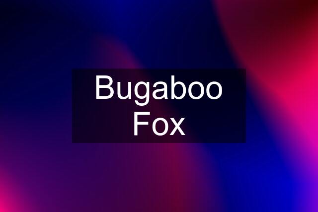 Bugaboo Fox