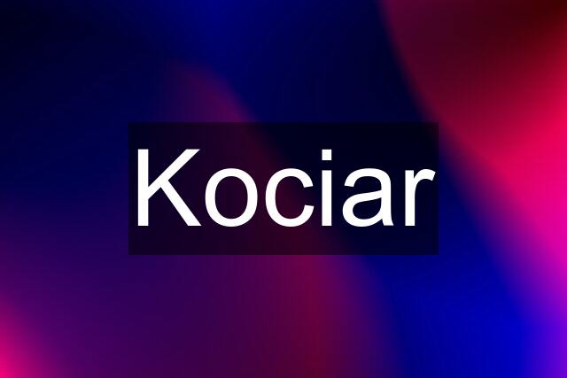 Kociar