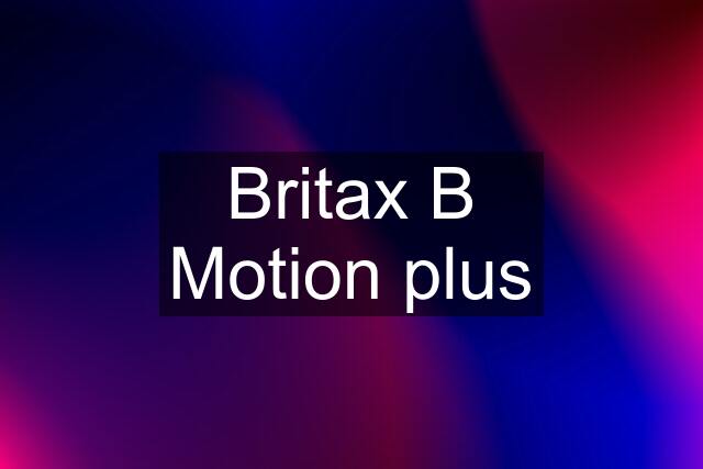 Britax B Motion plus