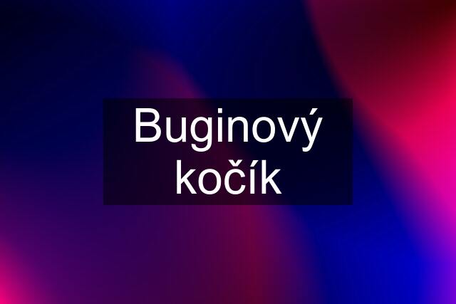 Buginový kočík