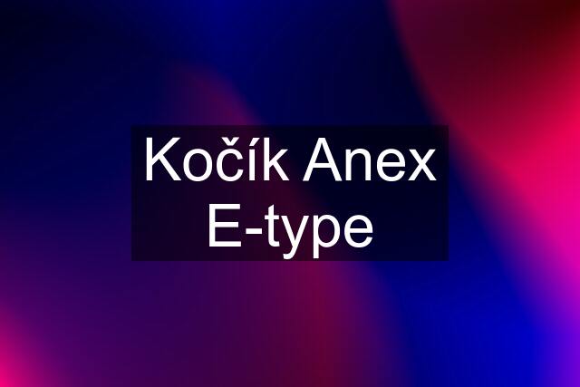 Kočík Anex E-type