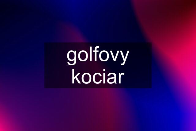 golfovy kociar