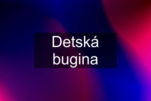 Detská bugina