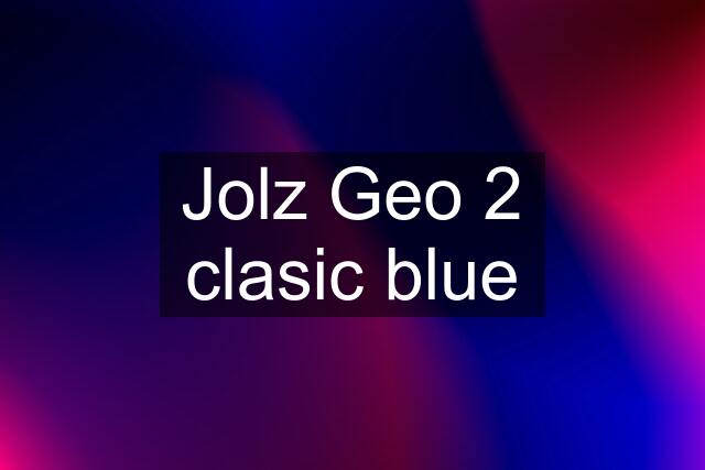 Jolz Geo 2 clasic blue