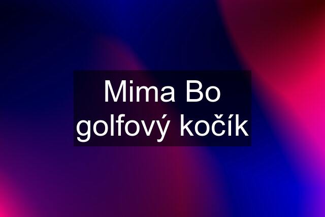 Mima Bo golfový kočík