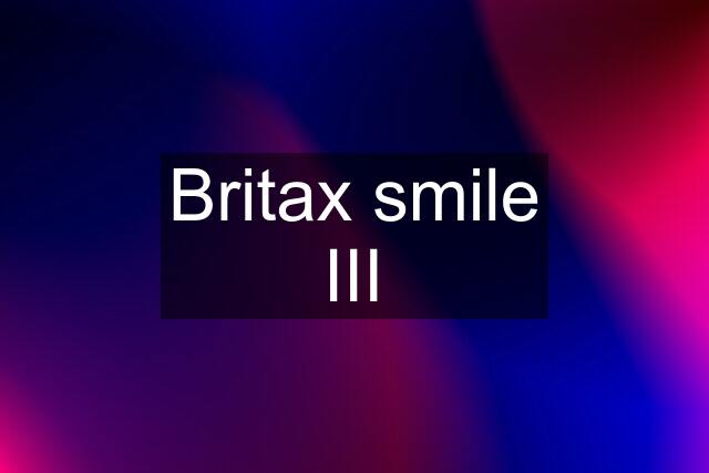 Britax smile III