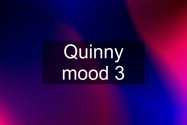 Quinny mood 3