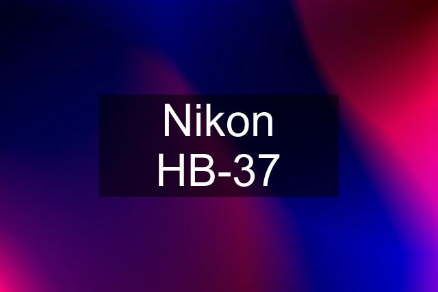 Nikon HB-37