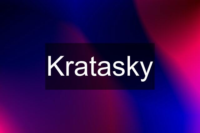 Kratasky