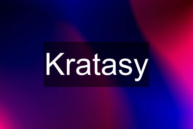 Kratasy