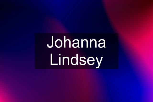 Johanna Lindsey