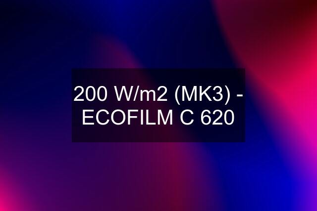 200 W/m2 (MK3) - ECOFILM C 620