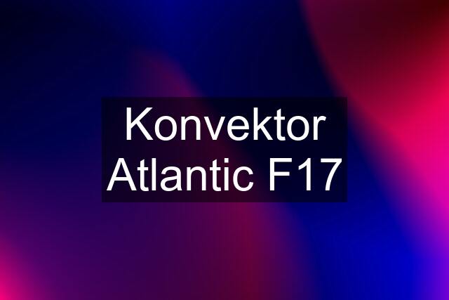 Konvektor Atlantic F17