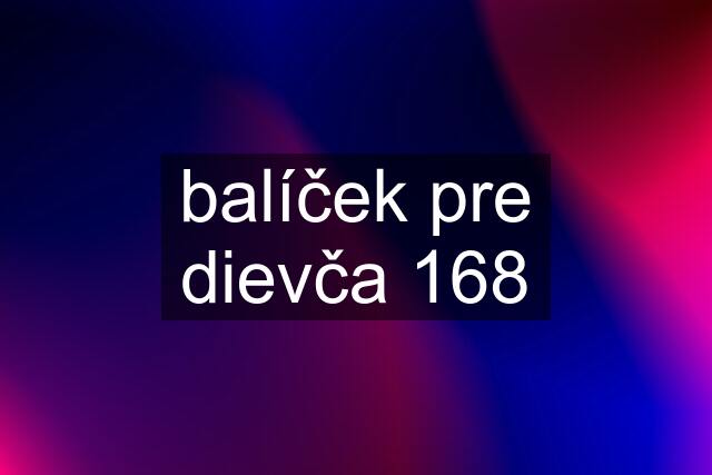 balíček pre dievča 168