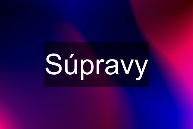 Súpravy