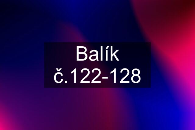 Balík č.122-128