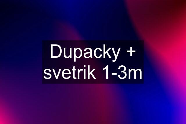 Dupacky + svetrik 1-3m