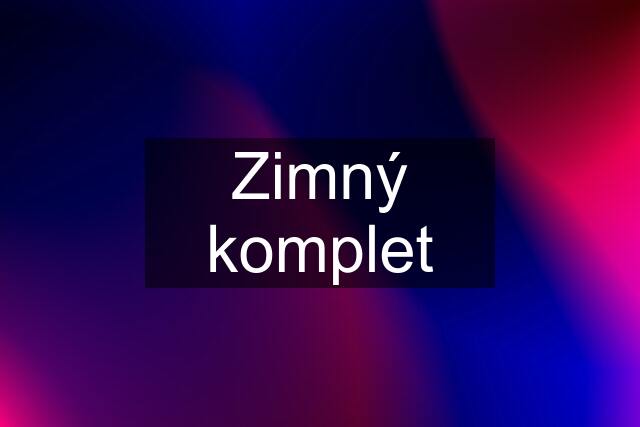 Zimný komplet