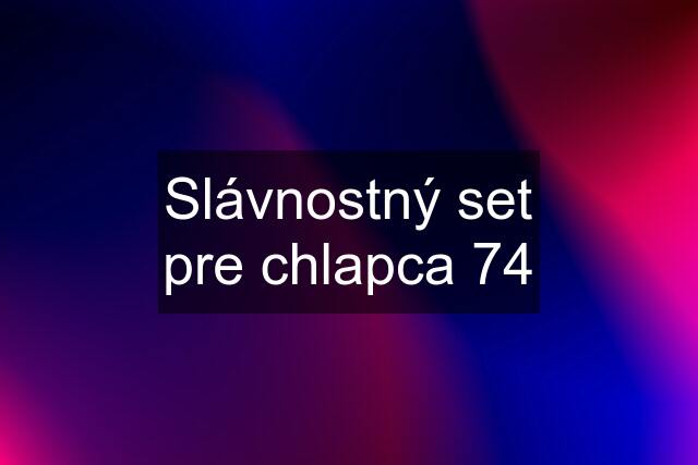 Slávnostný set pre chlapca 74