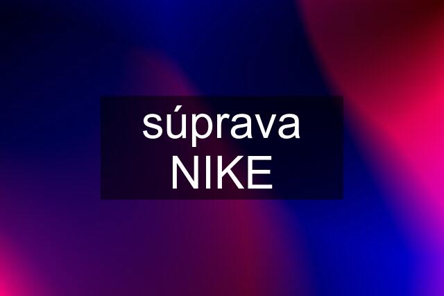 súprava NIKE