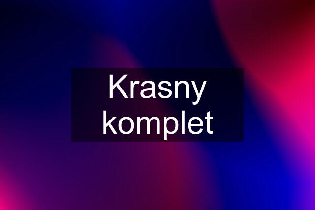 Krasny komplet