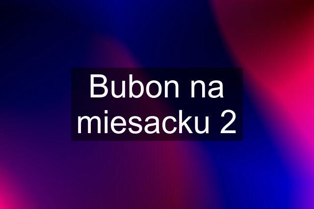 Bubon na miesacku 2