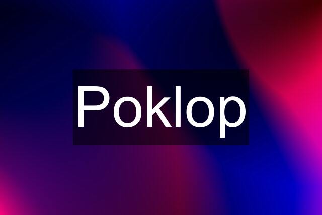 Poklop