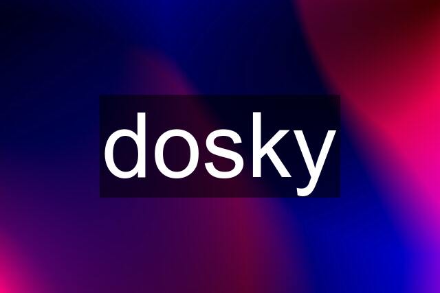 dosky