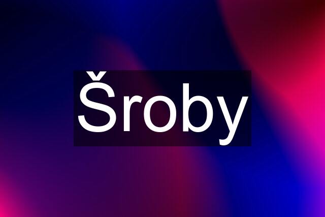 Šroby