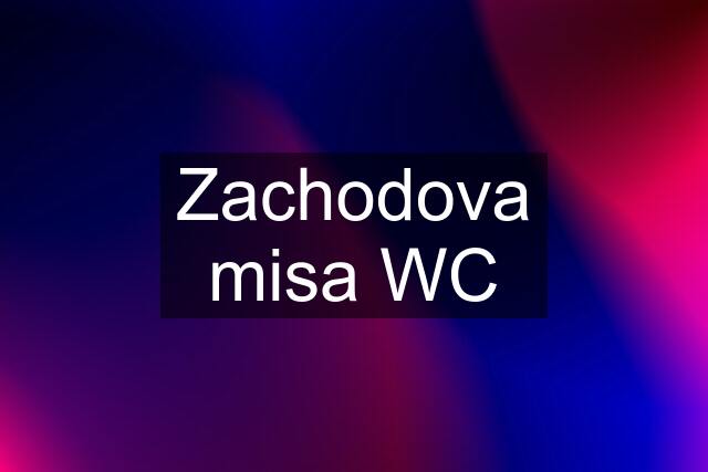 Zachodova misa WC