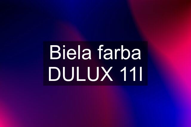 Biela farba DULUX 11l