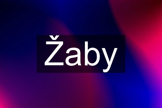 Žaby