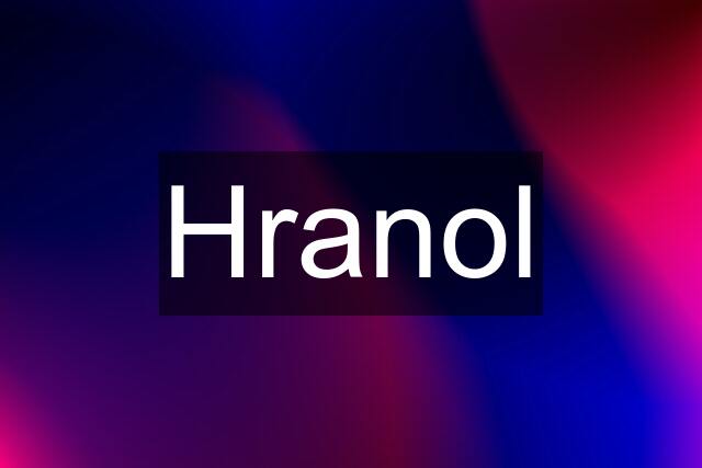 Hranol